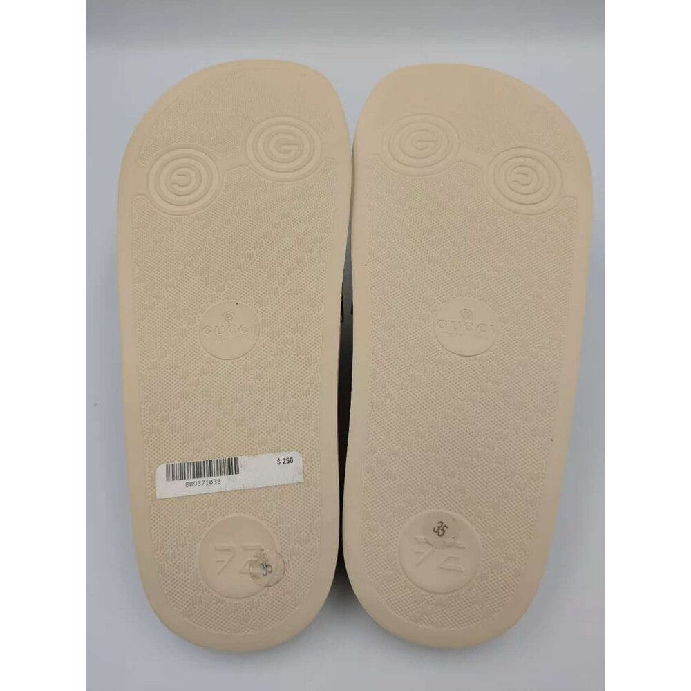 Gucci Signature GG Microguccissima Soft Slides Ivory EU35 567116 - Picture 5 of 12
